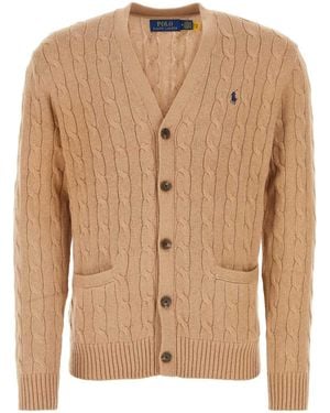 Polo Ralph Lauren Cotton Cardigan - Natural
