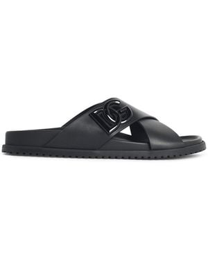 Dolce & Gabbana Lear Slippers - White