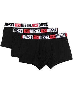 DIESEL Set Of Three Boxers - Black
