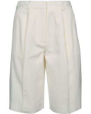 Calvin Klein Techno Fabric Bermuda-Shorts - White