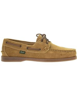 Paraboot Barth Wildleder Bootsschuhe - Braun