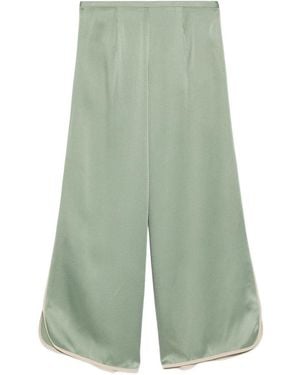 forte_forte Cropped Trousers - Green