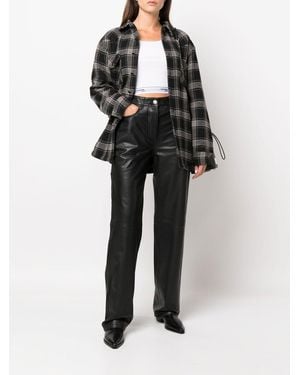Washington DEE-CEE U.S.A. Karierte Hemdjacke - Schwarz