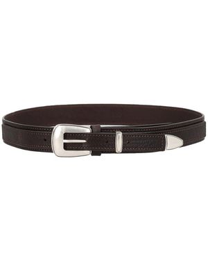 Lemaire Minimal Western Belt - Brown