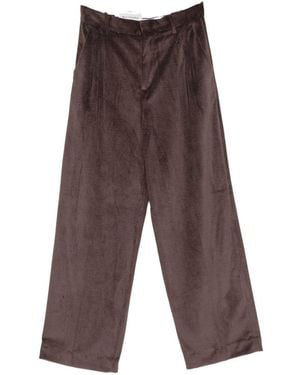 White Sand Wide Leg Pants - Brown