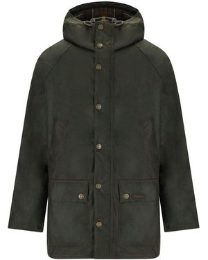 Barbour Bedale Wax Parka - Green