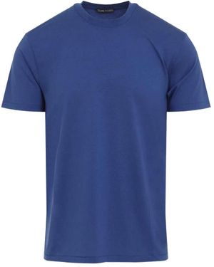 Tom Ford Crew Neck T Shirt - Blue