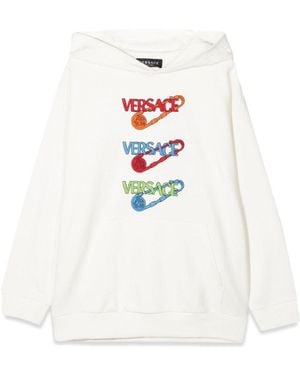 Versace Pins Hoodie - White