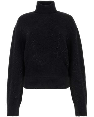 Blumarine Alpaca Blend Sweater - Black