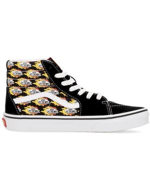 Vans "Flame Logo Repeat" Trainer - Black