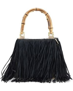La Milanesa Tan Small Handbag - Black