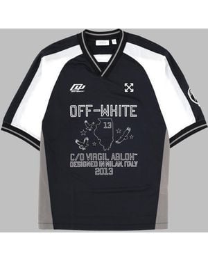 Off-White c/o Virgil Abloh T Shirt "Eagle Team Soccer" - Black