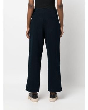 A.P.C. Weite Hose Mit Falten - Blau
