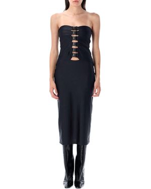 Coperni Multi Buckle Dress - Blau