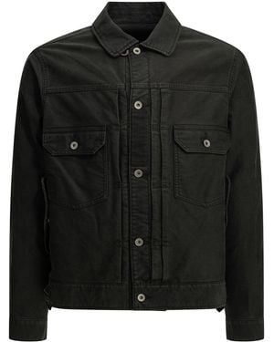 Sacai Padded Cotton Jacket - Black