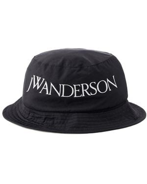JW Anderson Logo Eimer Hut J.W.Anderson Nylon Black - Schwarz