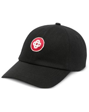 CASABLANCA Baseballkappe mit Logo -Appliké - Schwarz