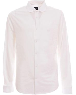 ARMANI EXCHANGE Shirts Beige - Weiß