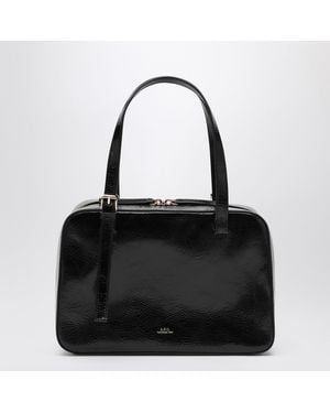A.P.C. Virginia Leather Box Bag - Black