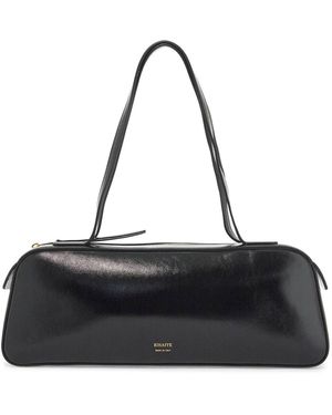 KHAITE Simona Glossy Leder Umhängetasche - Schwarz