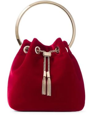 Jimmy Choo Bon Bon Bucket Bag - Rood
