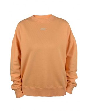 Autry Mesh Cotton Sweatshirt With Logo - Multicolour