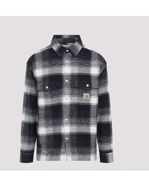 Carhartt Long Sleeve Esterson Shirt - Blue