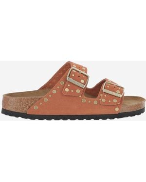 Birkenstock Arizona Rivet Sandalen - Bruin