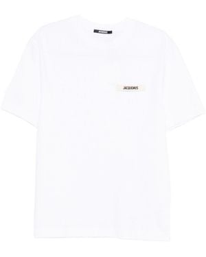 Jacquemus Logo Cotton T Shirt - White