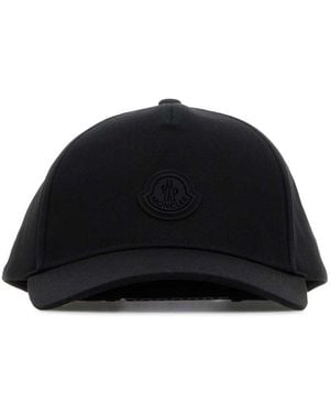 Moncler Cotton Baseball Cap - Black