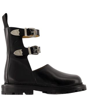Toga AJ1288 Stiefel Leder schwarz