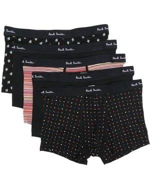 Paul Smith Vijf Jersey Boxers - Zwart