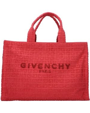 Givenchy Red Fabric Handbag