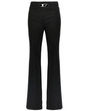 DIESEL Straight Pants - Black
