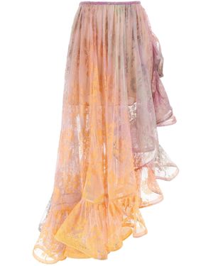 Zimmermann Rock "Dawning Lace Billow" - Pink