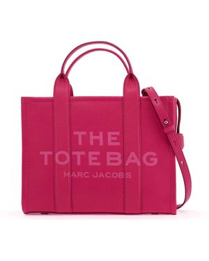 Marc Jacobs Die Leder mittelgroße Einkaufstasche - Pink