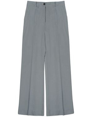 P.A.R.O.S.H. Viscose Trousers - Grey
