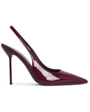 Paris Texas 'Lidia' 'Rouge Noir' Pele Slingbacks - Purple