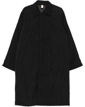 sunflower Relaxed Nylon Coat - Black