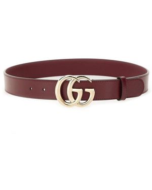 Gucci Thin Belt "Gg Marmont" - Purple