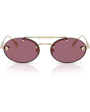 Versace Zonnebril Ve2295 12521 A Pale Goud/paars Dames - Roze