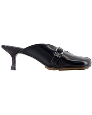 Ganni Schwarze Absatzsandalen