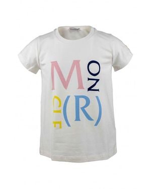 Moncler Destructured Logo T-Shirt - Grey