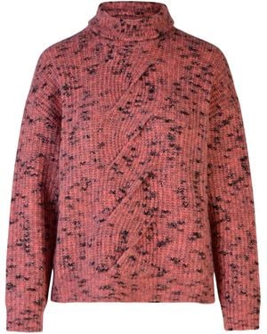 Moschino Wool Blend Turtleneck Sweater - Rot
