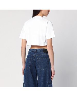 Off White c o Virgil Abloh T shirts for Women Online Sale up to 75 off Lyst UK