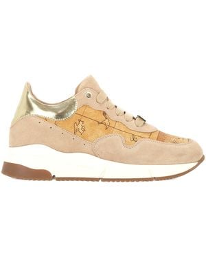 Alviero Martini Suede Sneakers - Natural