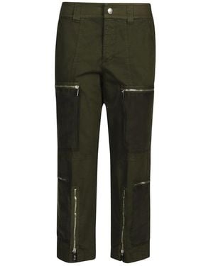 The Seafarer Delta Zipped Trousers - Green