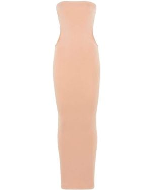 Wolford Fatal Cut-Out Midi Dress - Natural