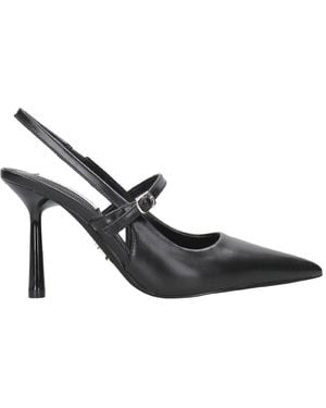 Steve Madden Met Hiel Zwart