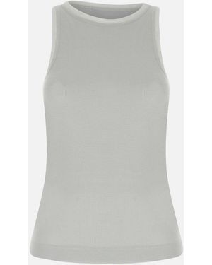 Remain Blijven Grijze Trim Mesh Top - Grijs
